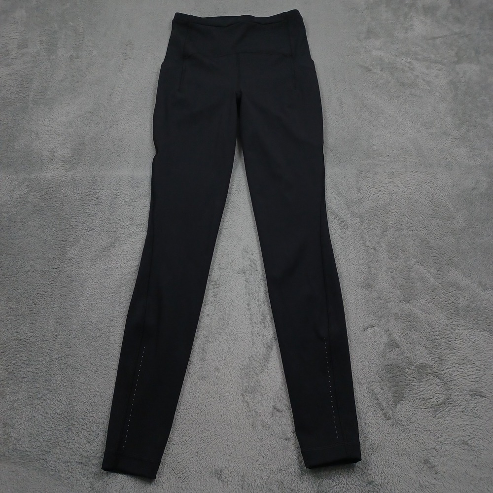 Lululemon Pants Womens 4 Black Swift Speed Activewear Pockets Casual Preppy